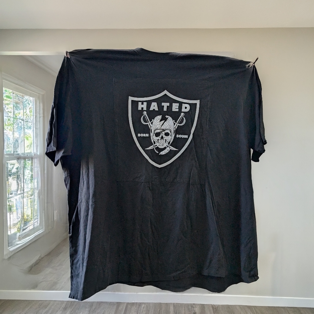 "Hated" Born Scum Big And Tall T-shirt BNWOT - Size 12XL